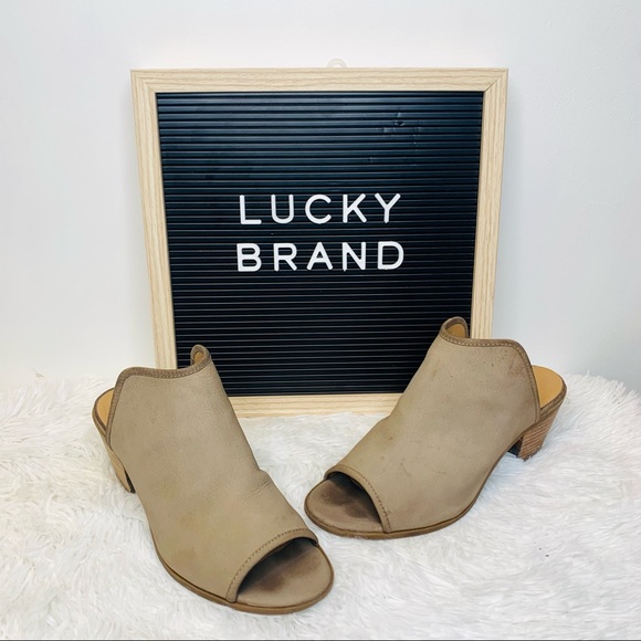 Lucky Brand Baldomero Slide Mules - Picture 2 of 7
